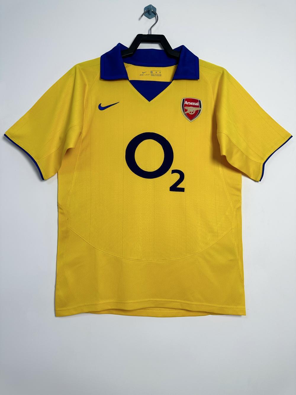 03/04 Arsenal Away Yellow